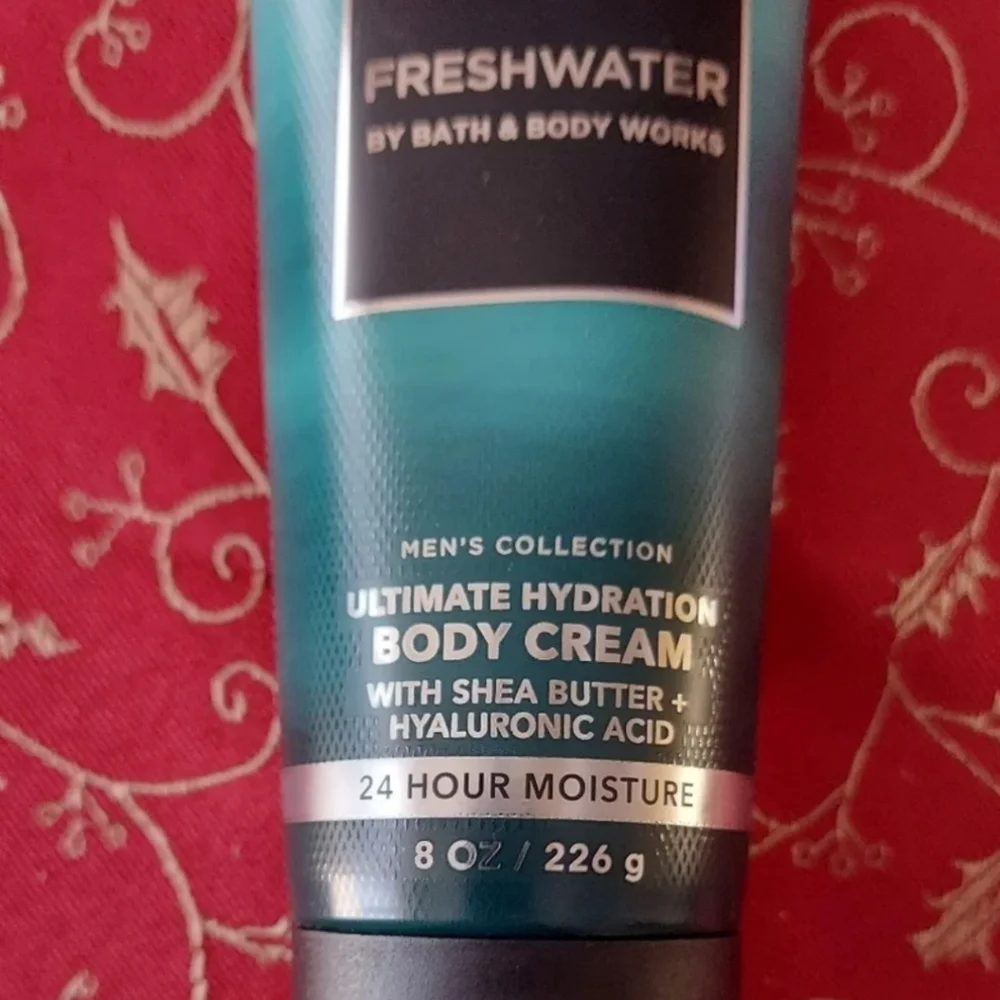 Bath and Body Works Men's Collection FRESHWATER Ultra Hydration Body Cream NWT